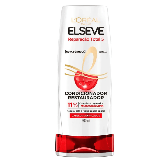 Condicionador Elseve Reparação Total 5 Pós Química 400ml